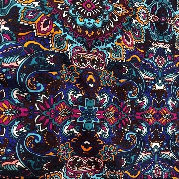 Cole of California- Bikini Bottom with Cutout Sides- Paisley Print - Picture 6 of 6